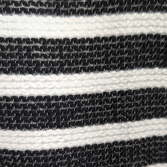 Maurices Black and White Striped Knit Jacket - Picture 5 of 9